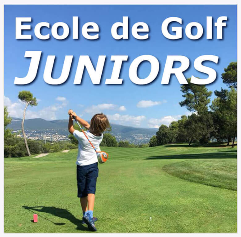École pour enfants et jeunes golfeurs dans les Alpes Maritimes