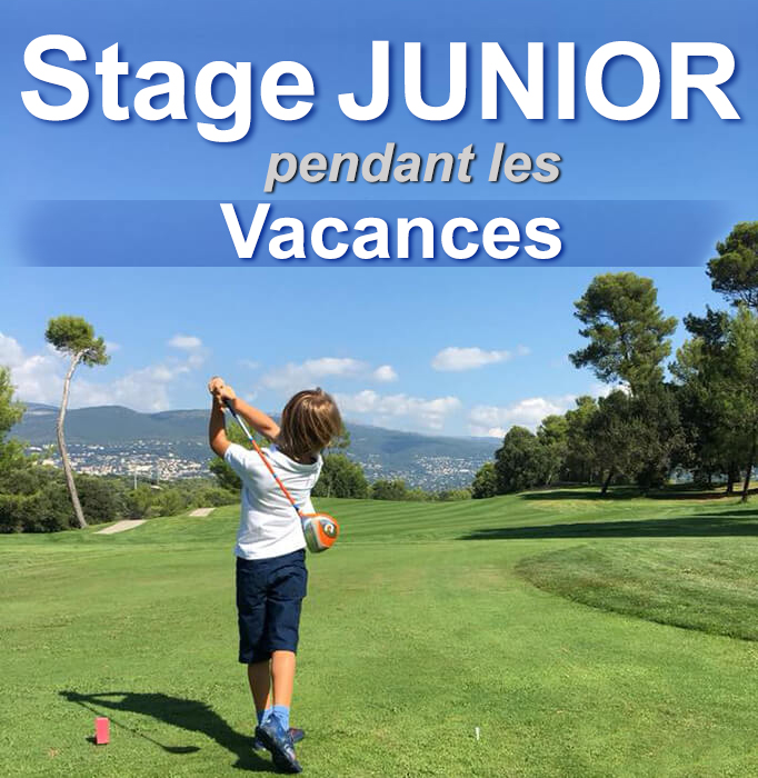 Stage pour les enfants golfeurs lors des vacances scolaires